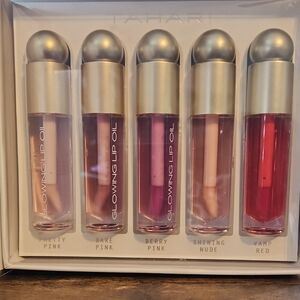 Tahari Glowing Lip Oil Collection - Pink and Red Hues